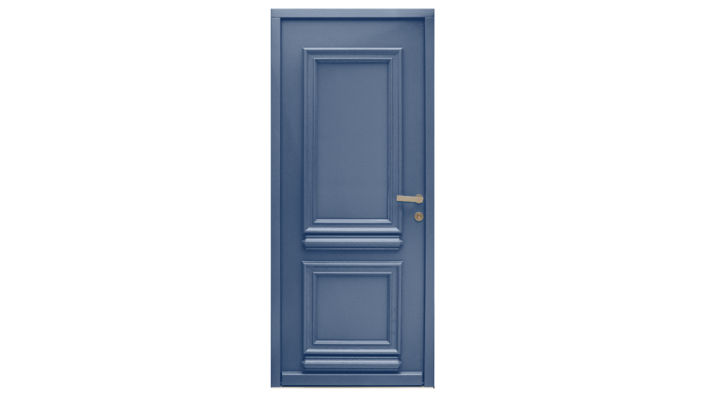 Porte d'entrée ouvrant monobloc bois modèle Saline